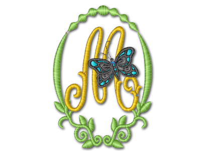 Butterfly Monogram