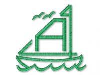 Sailboat Single Letter